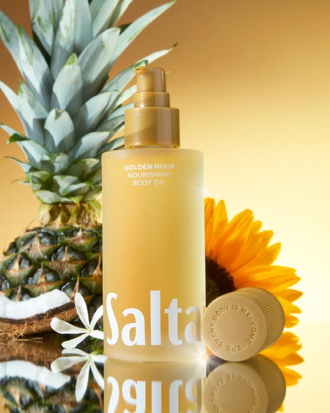 Saltair - Aceite corporal - Aroma Golden Hour - Hidratante corporal nutritivo - 4.0 fl oz