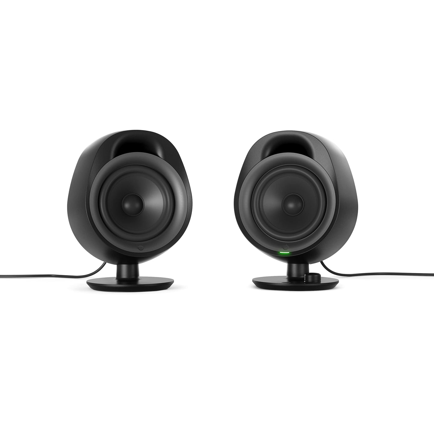 SteelSeries Arena 3 Bocinas para PC-Bocinas Bluetooth Audio inmersivo Controles en voz alta Controladores de altavoces de 4 pulgadas Cableado y Bluetooth Aux 3.5mm,altavoces audio envolvente Negro (Reacondicionado)