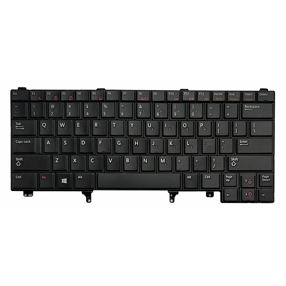 Teclado para Portátil Dell Negro sin Retroiluminación Diseño EE. UU. Series Latitude