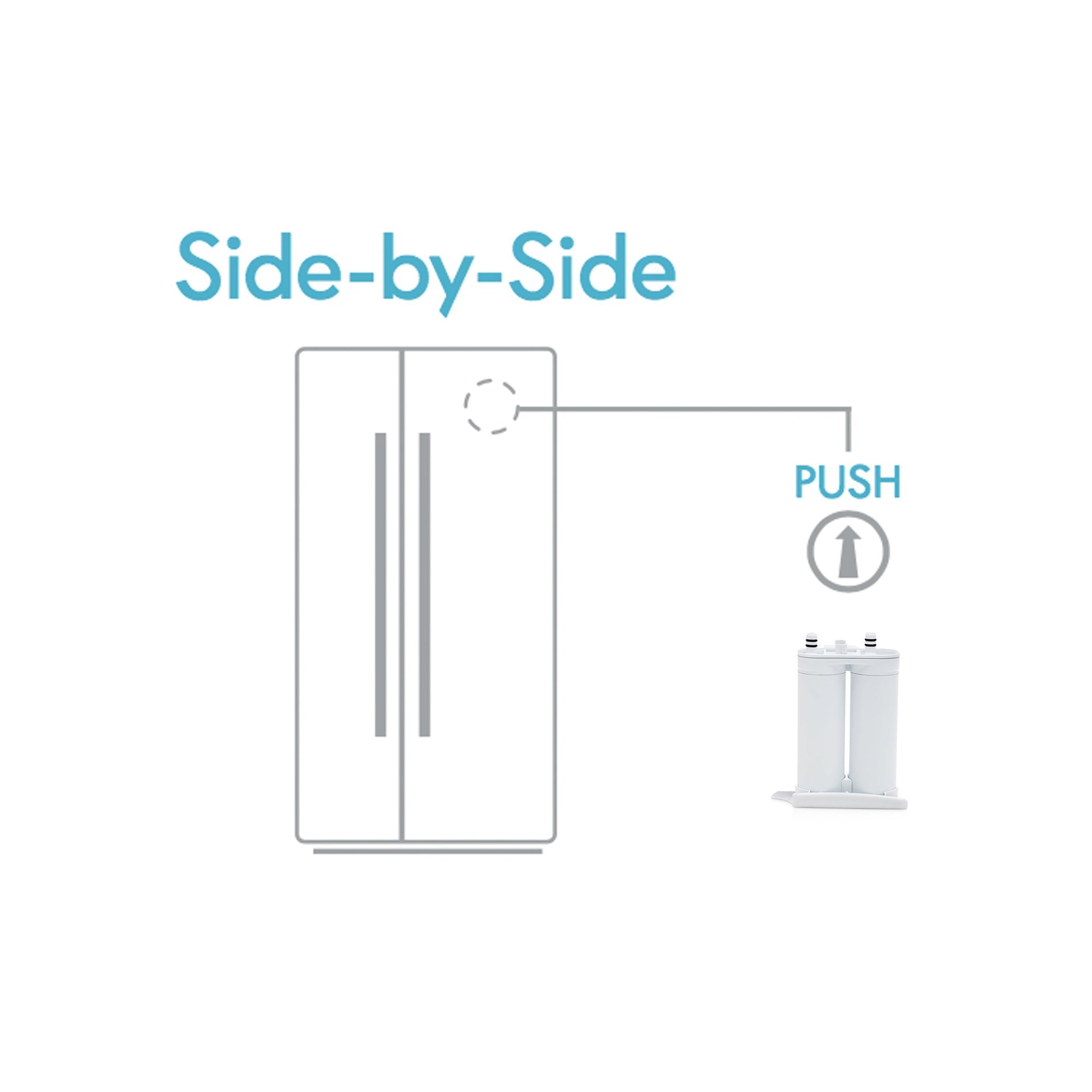 Filtro de Agua para Refrigerador Kenmore Blanco 9911