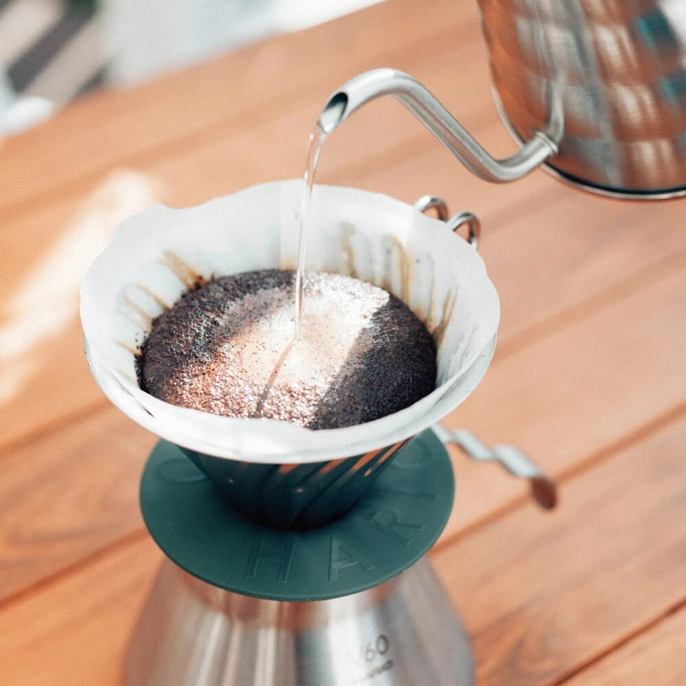 Hario Outdoor V60 - Gotero de metal, color plateado 02