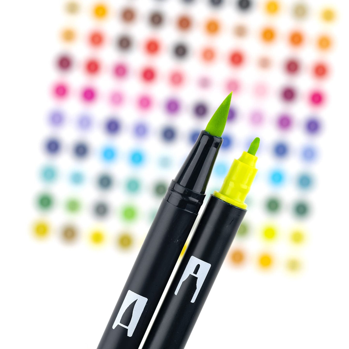Rotuladores Artísticos Tombow Brillantes Doble Pincel Paquete de 10