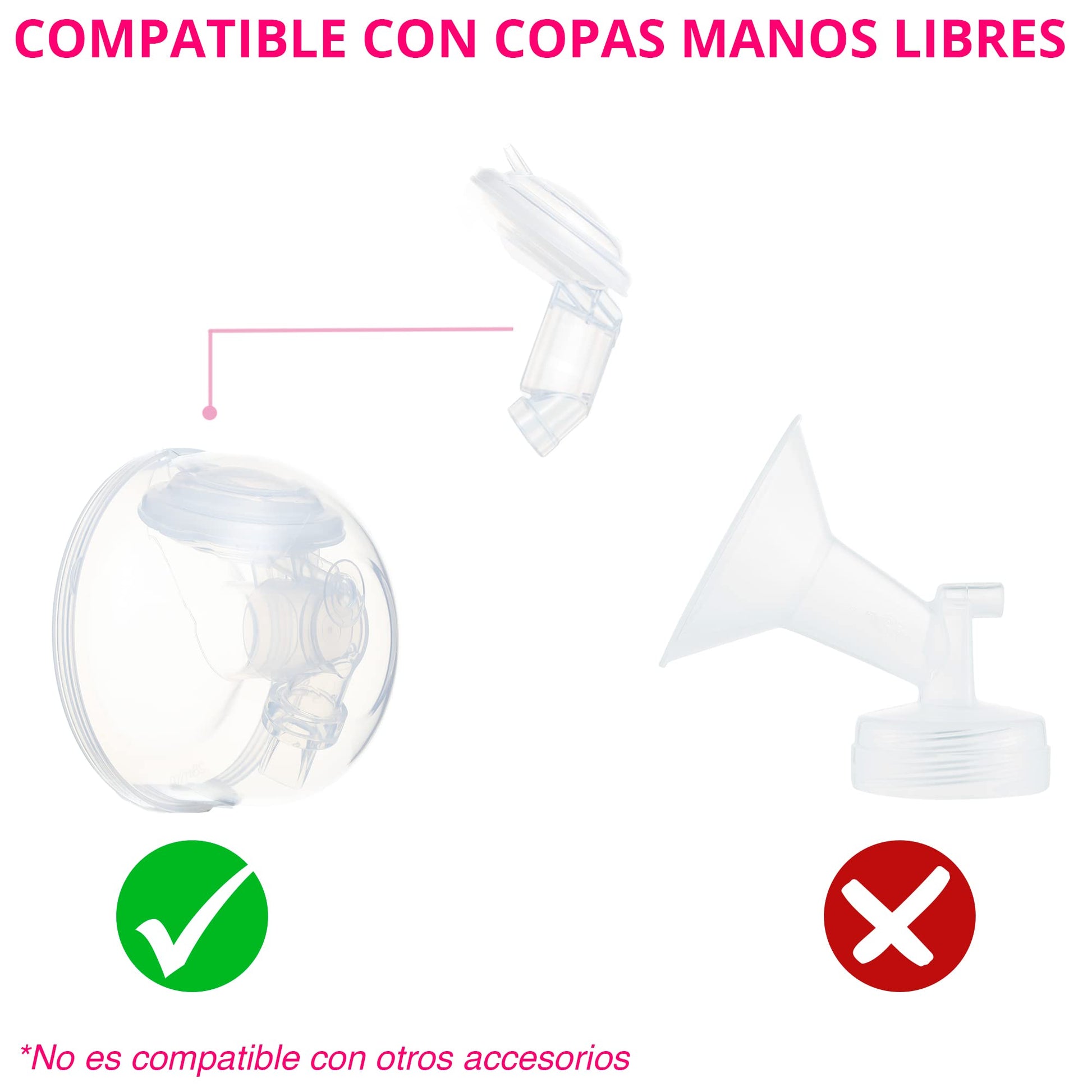 Protector Antireflujo Spectra Transparente para Copa Manos Libres