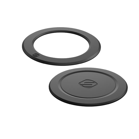 Adaptador Magnético Scosche Negro Compatible con iPhone y Android con Carga Inalámbrica