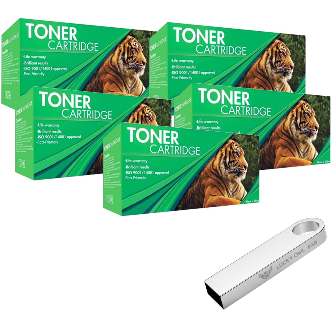 Kit de Toner Lucky Owl Negro con Chip y Memoria USB 105a para Impresoras Laser 107w/107a/M135/M137
