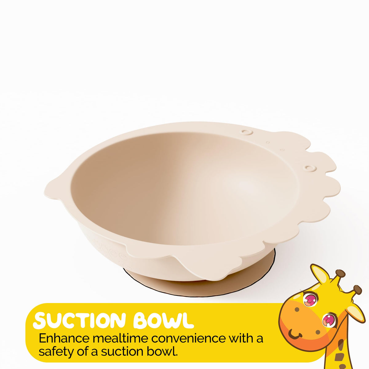 Muqee Peeko - Esencial de alimentación de bebé de silicona para niños pequeños en vainilla cálida con suministros de destete LED, incluyendo cuencos de bebé, platos de bebé y utensilios de silicona