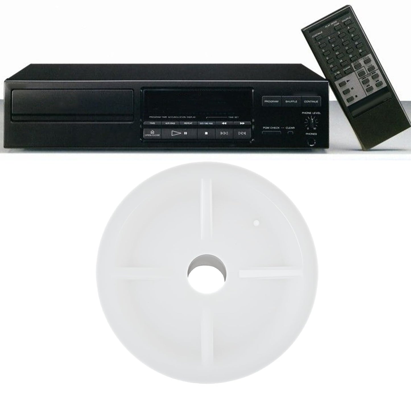 El Señor de las Herramientas Equipo de Reproductor de CD con Cinturón Compatible con Sony CDP-C315 C322M CDP-C422M C433M CDP-C77ES