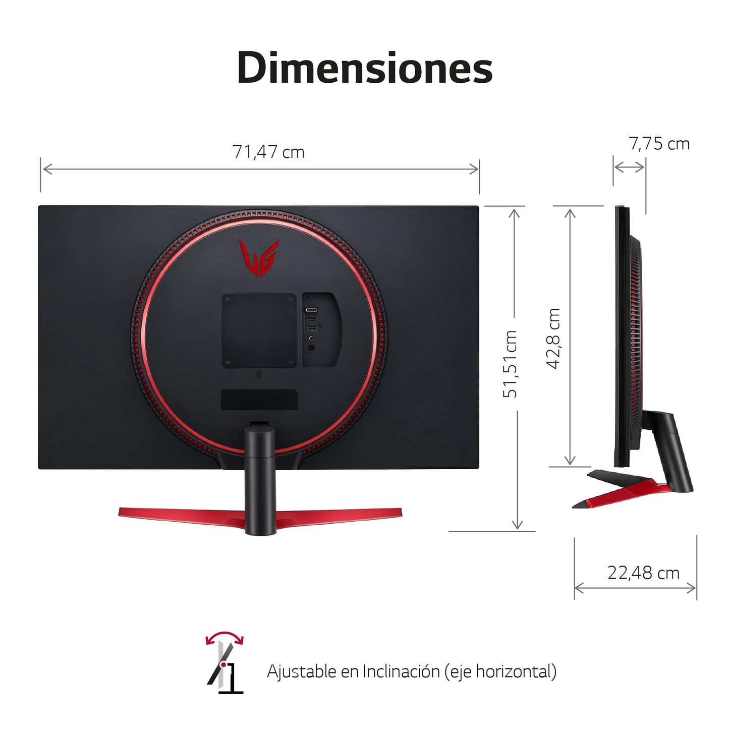 LG UltraGear 32GN600-B - Monitor LED QHD (80 cm)