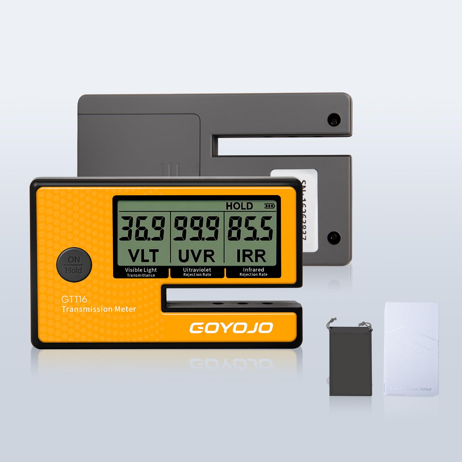 Medidor de Tinte Labs Automotriz Digital de Ventanas Laterales con Calibración Automática y Detección 3 en 1 VL Película Solar