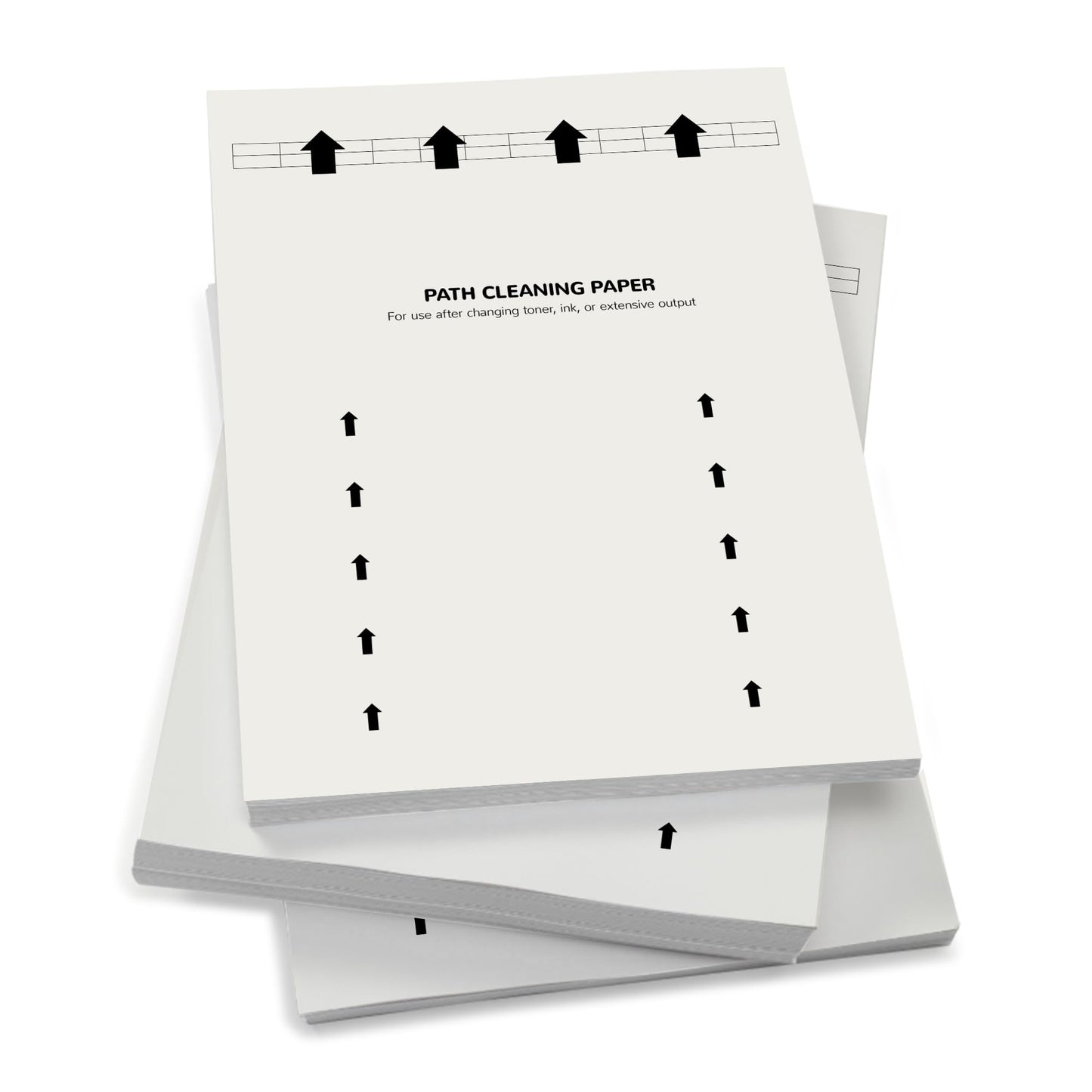 Paquete de 20 hojas de limpieza de impresora tamaño carta para impresoras láser y de inyección de tinta, copiadoras de papel de limpieza universal de rodillo, eliminación de polvo y escombros