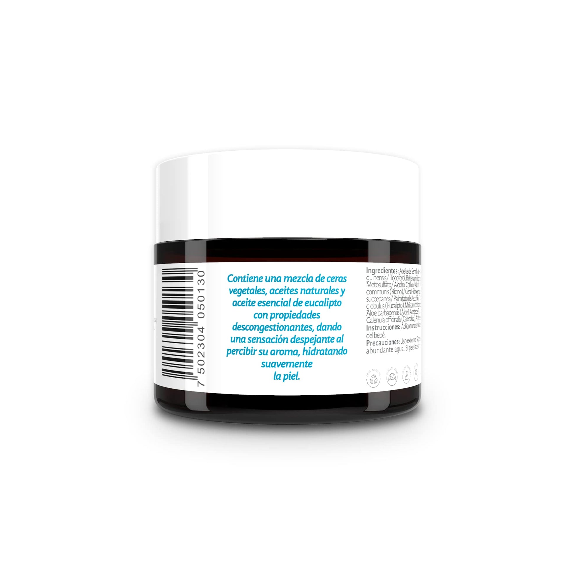 Bálsamo para Nariz Congestionada Mil Flores eucalipto con Aromaterapia para Bebé