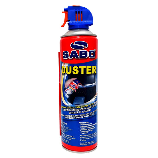 Aire Comprimido SABO Negro con Popotillo 590 Ml para Limpieza Profesional