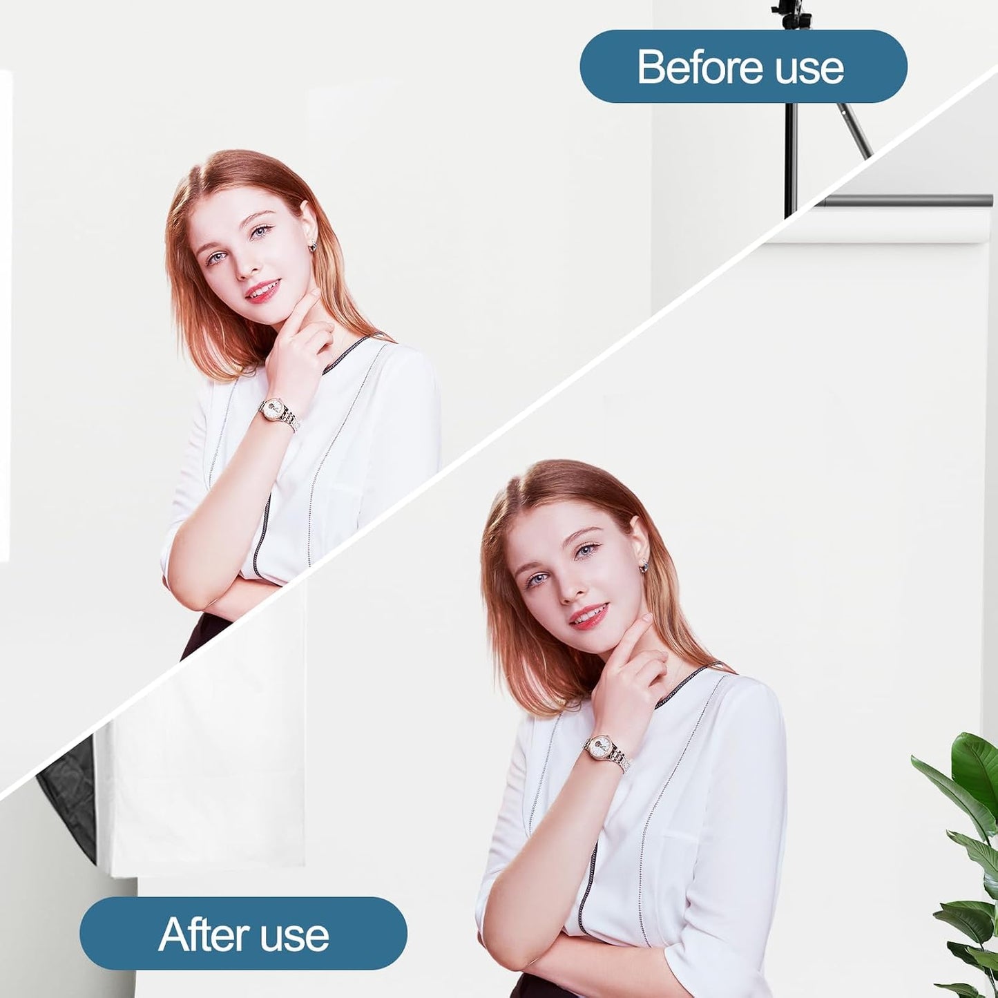 Emart 2 x 33 Photography Photo Video Studio Lighting Flash Translucent White Soft Umbrella