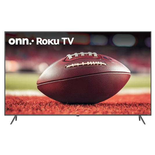 ONN Televisión de 65 Pulgadas Serie 1 Class 4K 2160p Pantalla LED Smart Roku TV con HDR HDMI USB Frecuencia de actualización 60 Hz Funciona con Alexa y Asistente Google 100012587