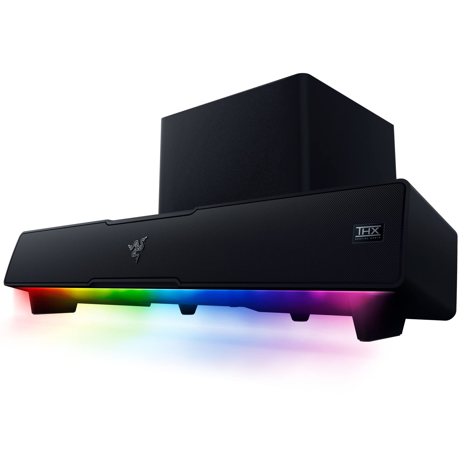 Razer Leviathan V2 - Barra de Sonido para PC con Subwoofer THX Audio Espacial, Chroma RGB