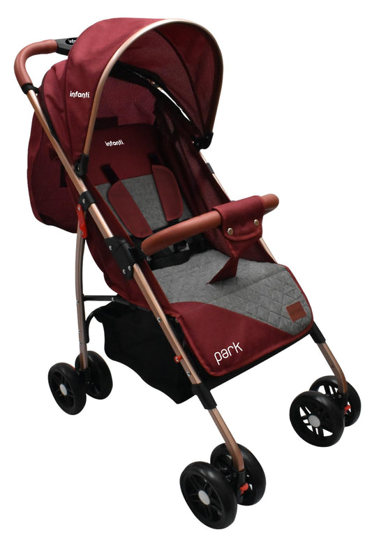 INFANTI | Carriola para Bebe con Mosquitero PARK | Carreola con Portabebé - Carriola de Viaje - Carrito para Bebe | Charola Barra de Seguridad Desmontable | Cosas para Bebes 6 Meses hasta 15 kg