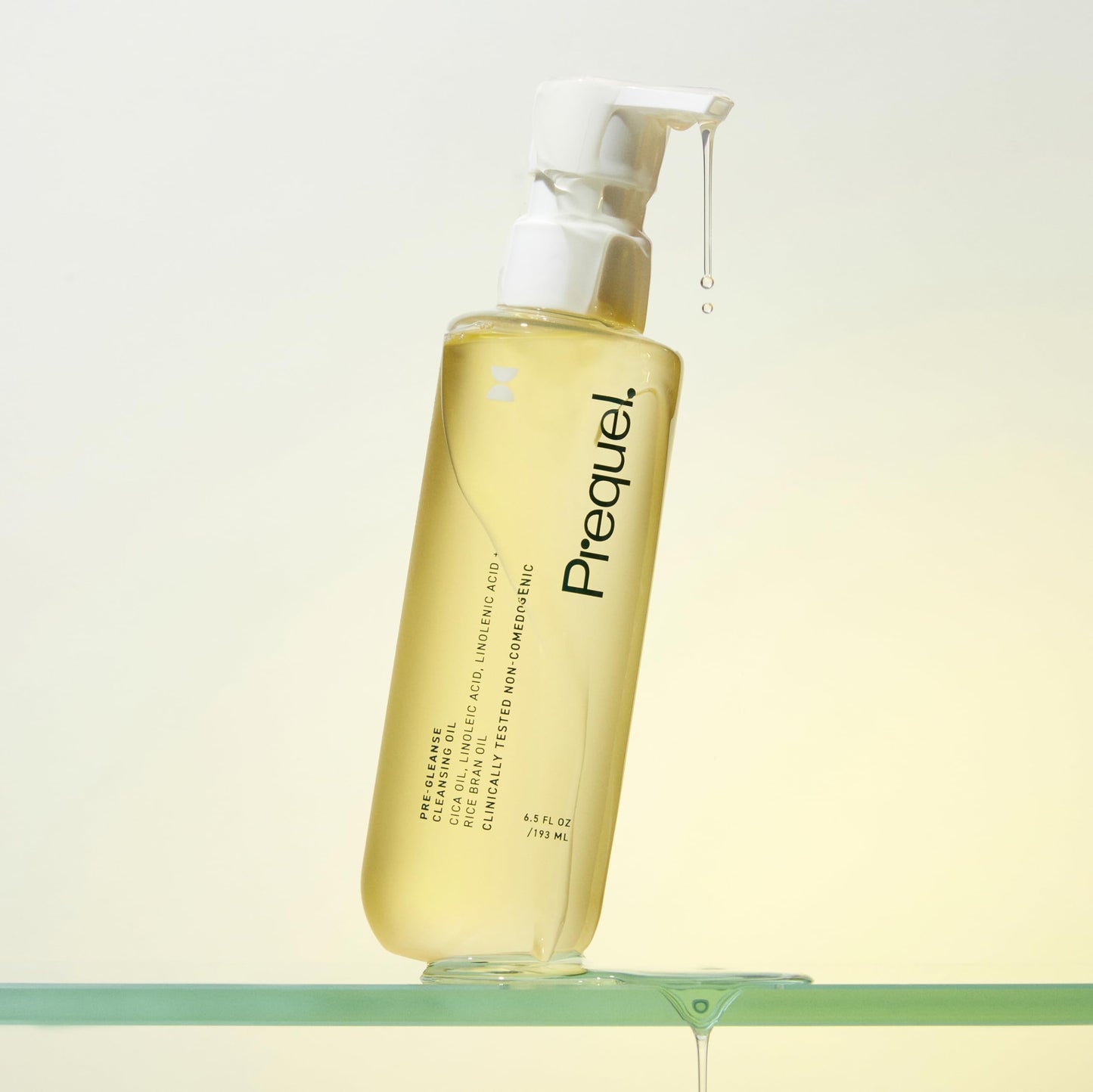 Prequel Aceite Limpiador Facial Pre-Exfoliante. Doble Limpieza Facial Con Aceite, Centella Asiática Y Más. Desmaquillante No Comedogénico. Fórmula Suave Sin Perfume Para Todo Tipo De Piel. 184 Ml(6.5