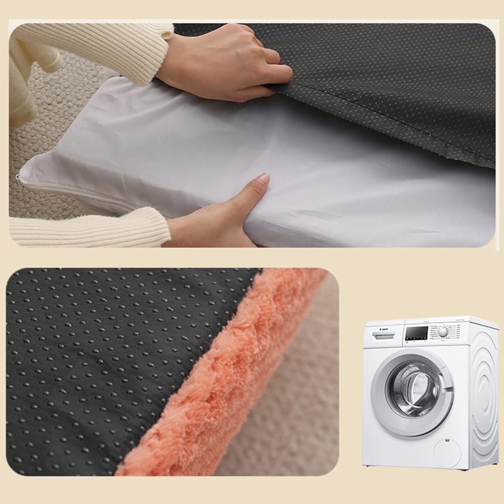 MAKAMBAKO Cama para Perros Grande Sofá Lavable con Funda Extraíble,Cama para Mascotas Transpirable-75 * 50 * 6cm