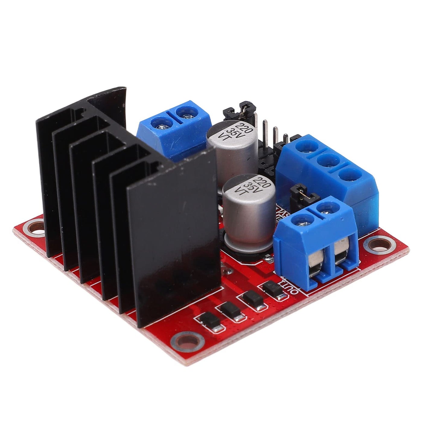FRZY Placa de accionamiento de Motores, Puente H Dual 5 uds módulo de Controlador de Motor de Gran Capacidad de conducción protección de Corriente Continua para reemplazo