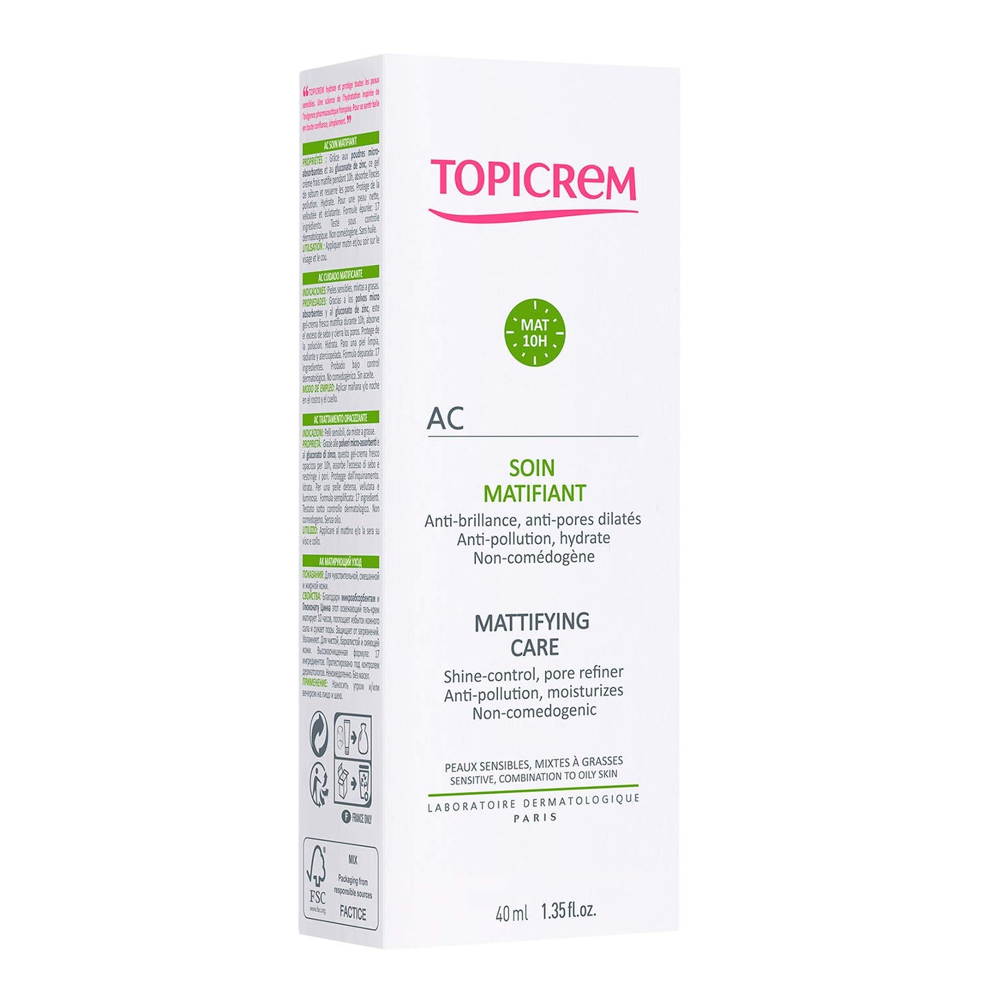 Topicrem AC Gel Cuidados Matificantes - 40 ml