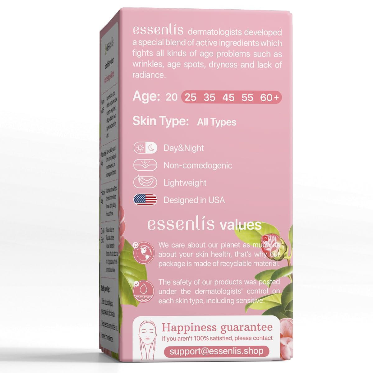 ESSENLIS Eliminador de manchas oscuras para rostro, cuerpo, axilas, rodillas, codos y zonas sensibles. Promueve un efecto antienvejecimiento. Corrector de manchas oscuras para mujeres y hombres.