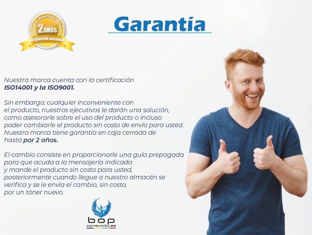 BOP Toner 105A GENERICO con Chip - Cartucho Negro W1105A / 105 - Compatible con Laserjet 107A / 107W / MFP135A / MFP135W / 137FNW - Rendimiento 1000 Páginas.