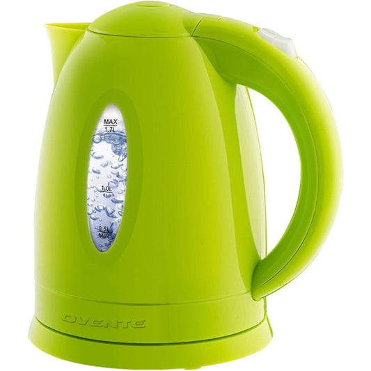 Hervidor Eléctrico Ovente Verde 1.7 L Sin Cable