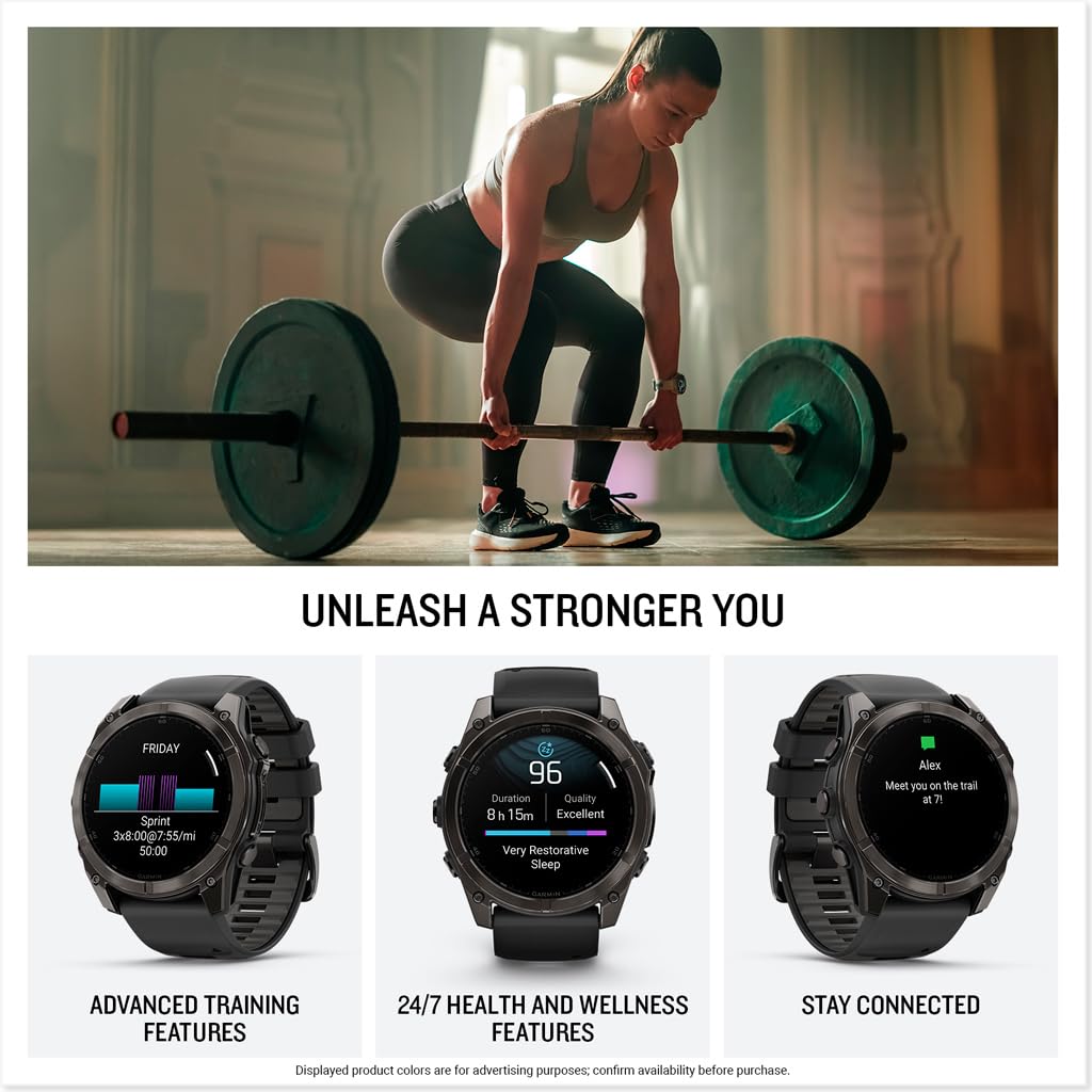 Reloj Garmin Fenix 8 Zafiro Amoled Carbon Gray Pebble Gray