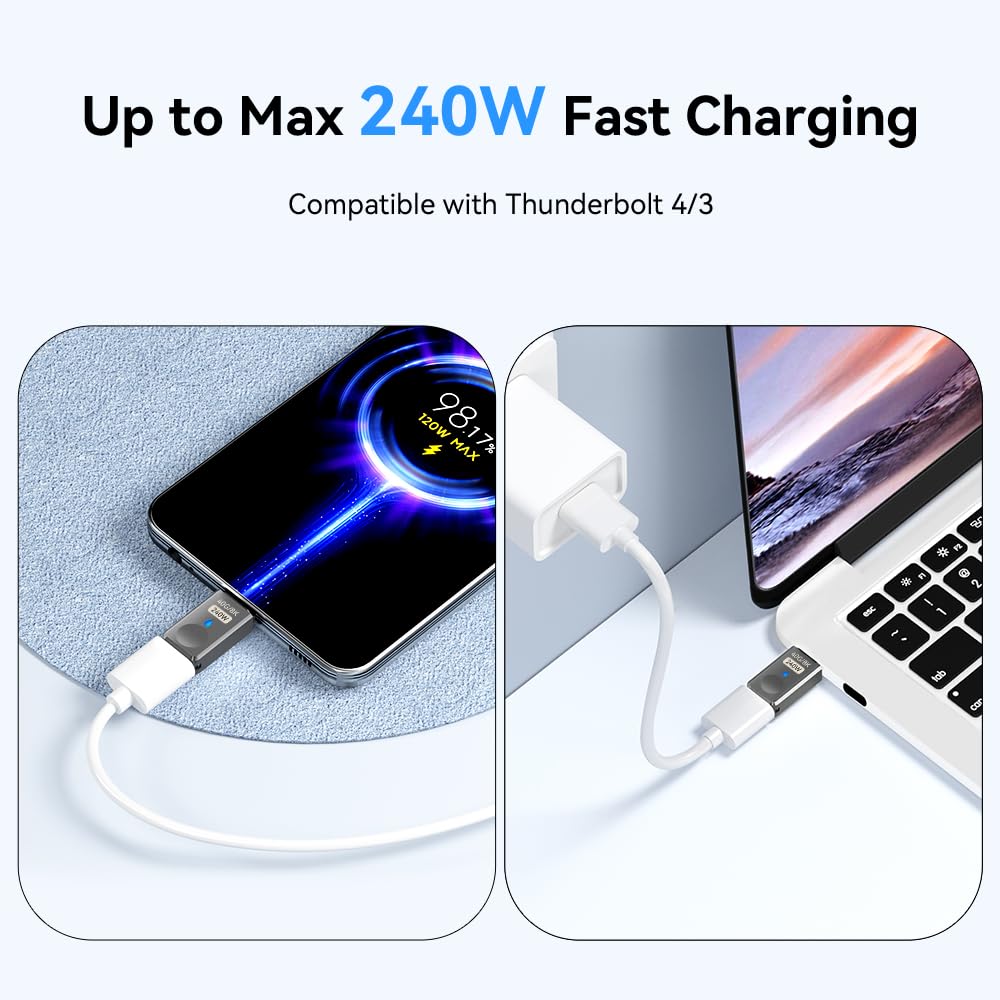 Adaptador Magnético USB C 240 W SHEEAST 8K 60 Hz para Dispositivos