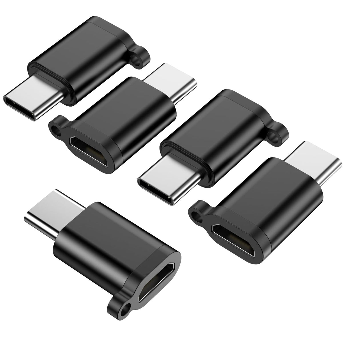 Adaptador USB C a Micro USB Compatible con Samsung Galaxy S10 S9 S8 iPhone 15 Note 9 8 Transferencia de Datos y Carga
