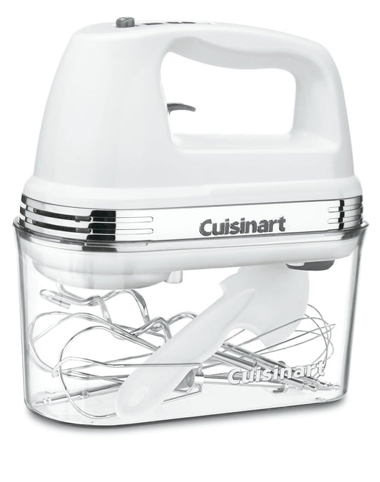 Cuisinart Power Advantage Plus - Batidora de mano con caja de almacenamiento (9 velocidades), Blanco, 8.9" x 3.9" x 8.5", 1