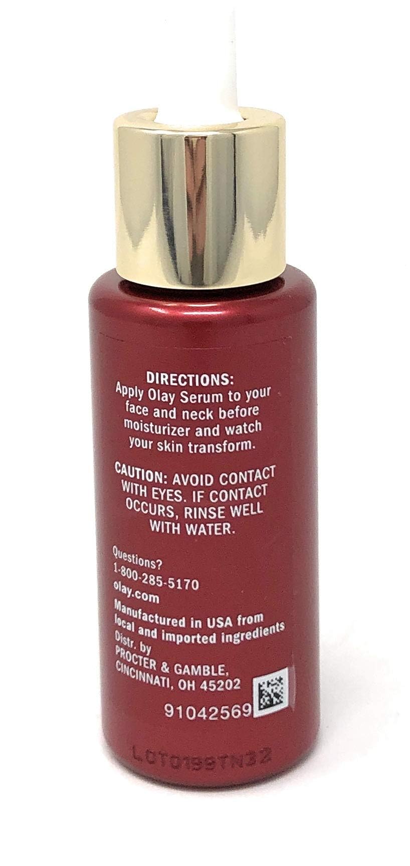 Olay Regenerist MAX Wrinkle Serum with Peptides, Fragrance Free 1.3 oz