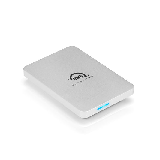 SSD Portátil OWC Envoy Pro Elektron Plata 2 TB con Alto Rendimiento 1250 MB/s Compatible USB 3.2 Gen 2