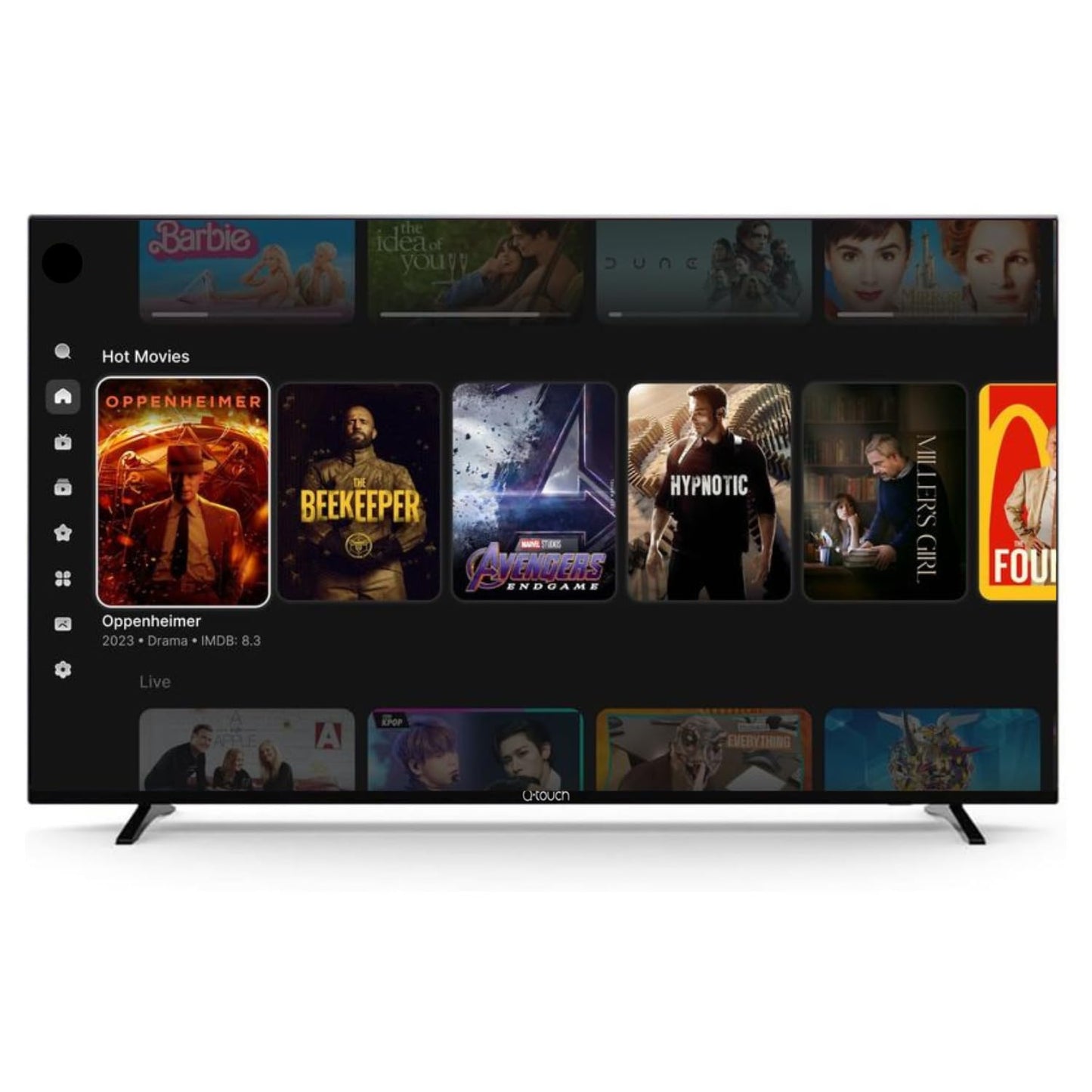 Televisión Smart TV HD Q-TOUCH 40 Pulgadas QW40DYH
