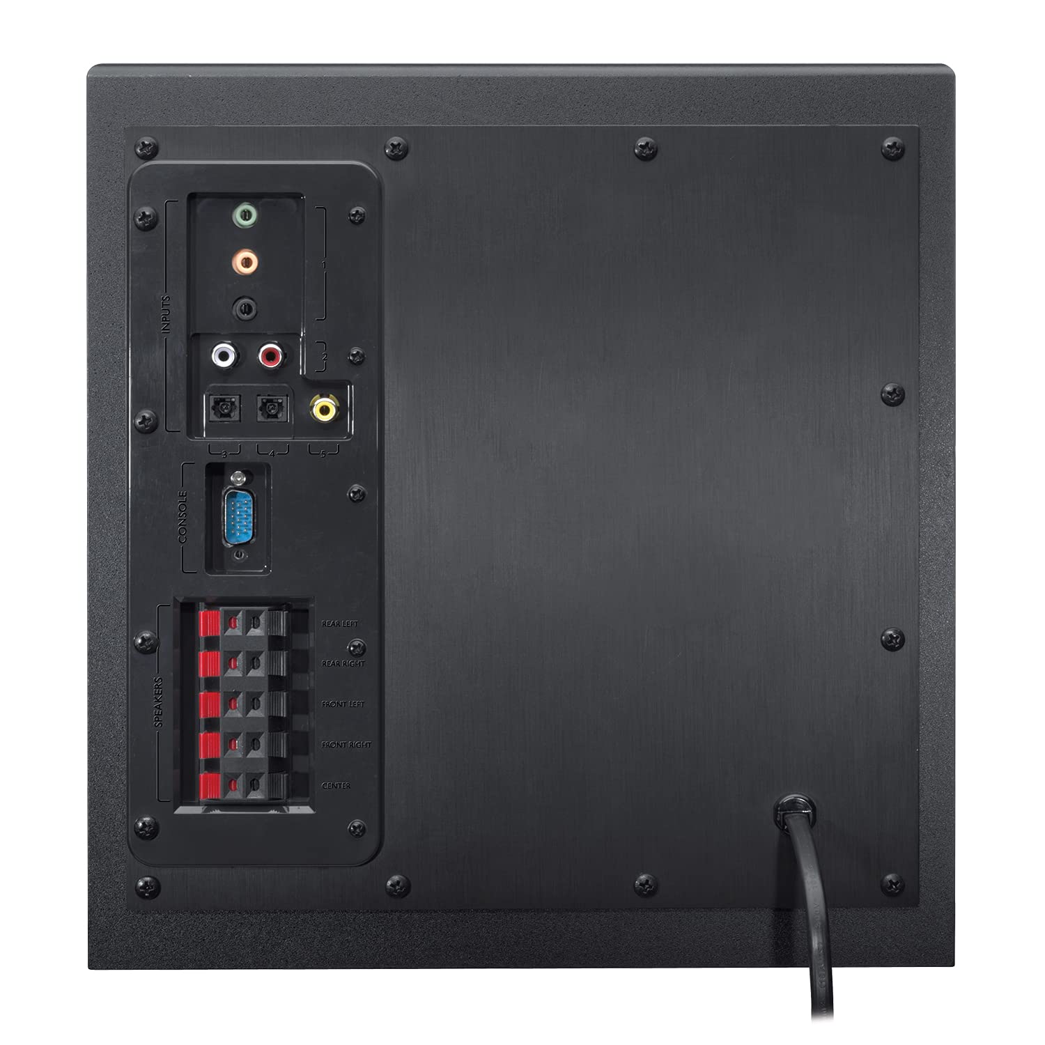 Logitech Z906 5.1 Sistema de Audio con Sonido Envolvente THX, Certificado Dolby&DTS, 500 W RMS, Multi-Dispositivos, Entradas Audio Múltiples, PC/PS4/Xbox/TV/Móvil/Tablet - Negra