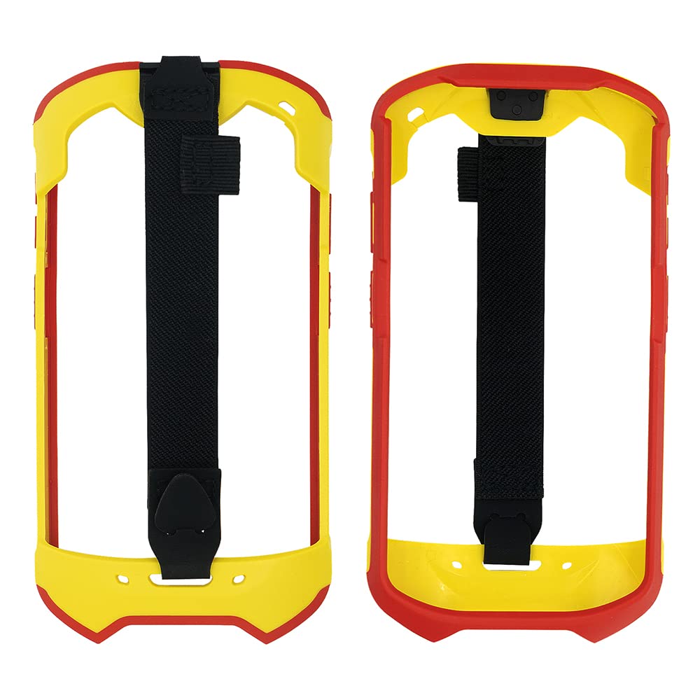 Funda Protectora IYOUBOL Rojo y Amarillo con Correa de Mano para Zebra TC51 TC510K TC52 TC56 TC57 TC57X TC52X TC5X