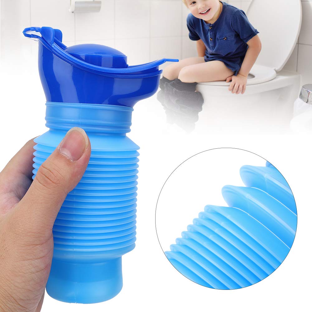 Orinal Móvil Orinal de Emergencia Reutilizable Violeta 750ml para Niños