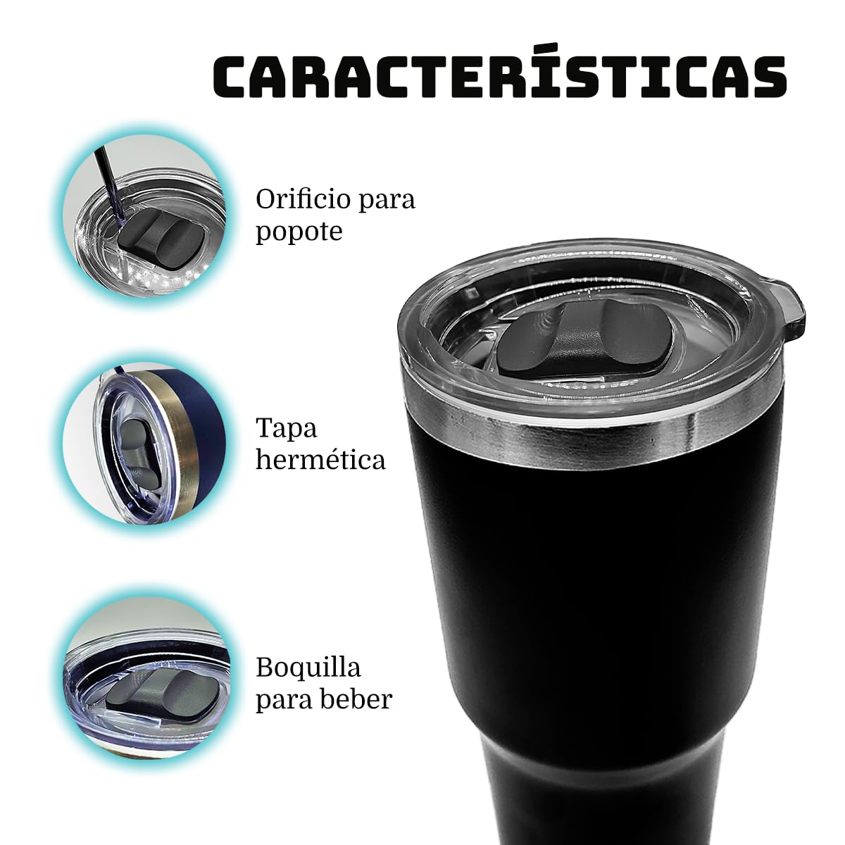 Termo para cafe del America Tricampeon,Vaso Termico Liga Mx Futbol Regalo Mantiene Bebidas Calientes Frias Doble Pared Acero Inoxidable Termo grabado Laser (America Amor Eterno 30oz Negro)