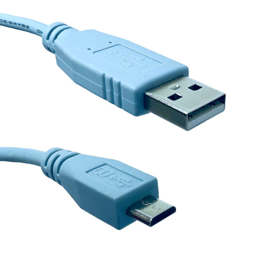 Cable de Consola Aexus Cisco Azul USB tipo A a Micro-B de 6 Pies USB 2.0