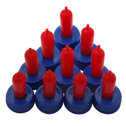 Abustle pig Tetina de cabra bebé, 20 piezas de alimentador de tetina de cordero de cabra, boquilla de goma suave para beber leche de cabra para amamantar corderos, cachorros (azul, 20 piezas)