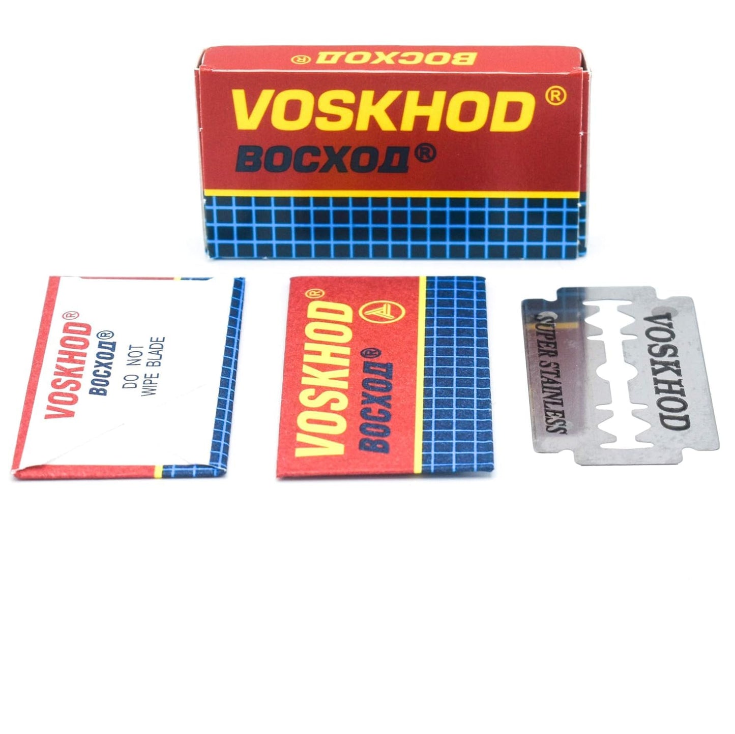 Voskhod Double Edge Razor Blades 100 Pak by Rapira