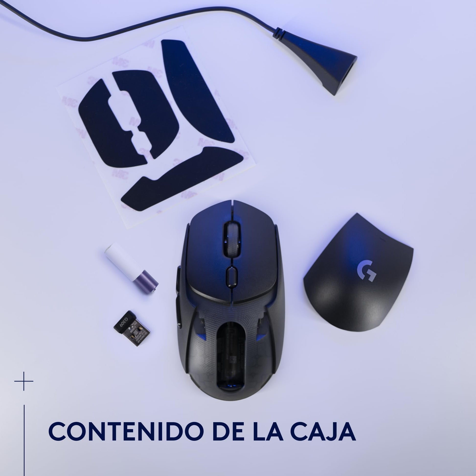 Logitech G309 Mouse inalámbrico Lightspeed para Juegos, Ligero, interruptores híbridos LIGHTFORCE, Sensor Hero 25K, 300+ Horas con una batería AA, 6 Botones programables, PC y Mac - Negro