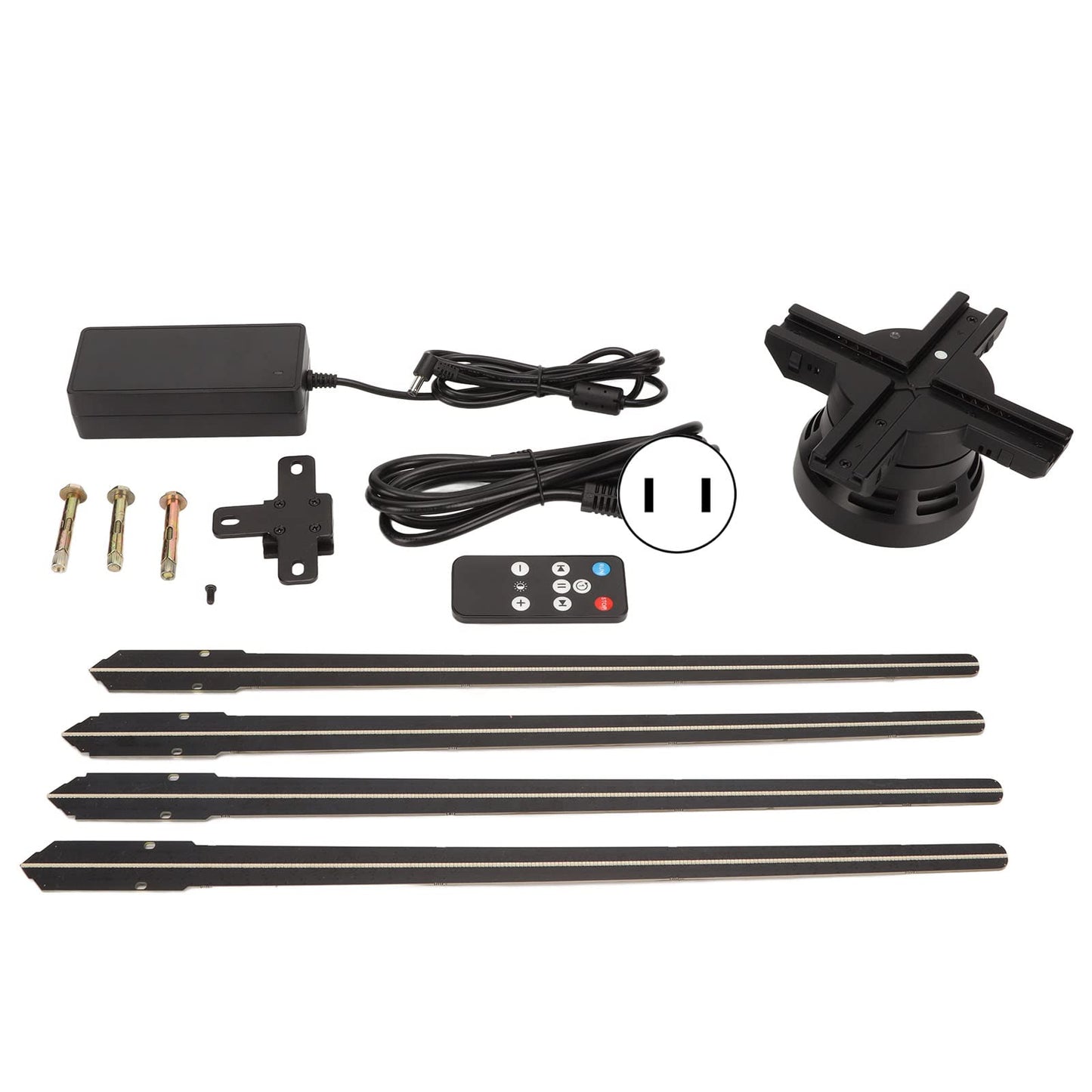 Ventilador de Holograma 3D LED 1600P 85 Cm de Diámetro para Publicidad en Tienda