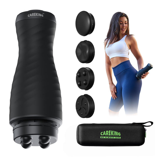 CAREKING Pistola De Masaje De Tejido Profundo Para Mujeres, Terapia De Vibración Para La Recuperación Muscular, Alivio Del Dolor, Masajeador De Celulitis Para Piernas, Muslos, Abdomen, Cuello, Hombros