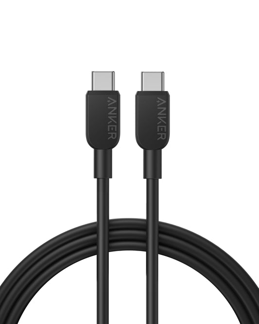 Cable USB C Anker Blanco 6 Pies de Carga Rápida para iPhone y Samsung