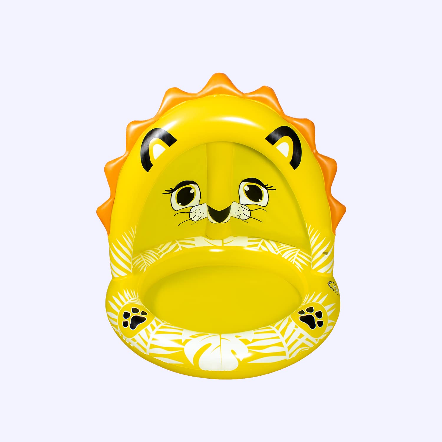 Piscina Inflable Poolmaster león bebé pequeño con sombrilla para niños