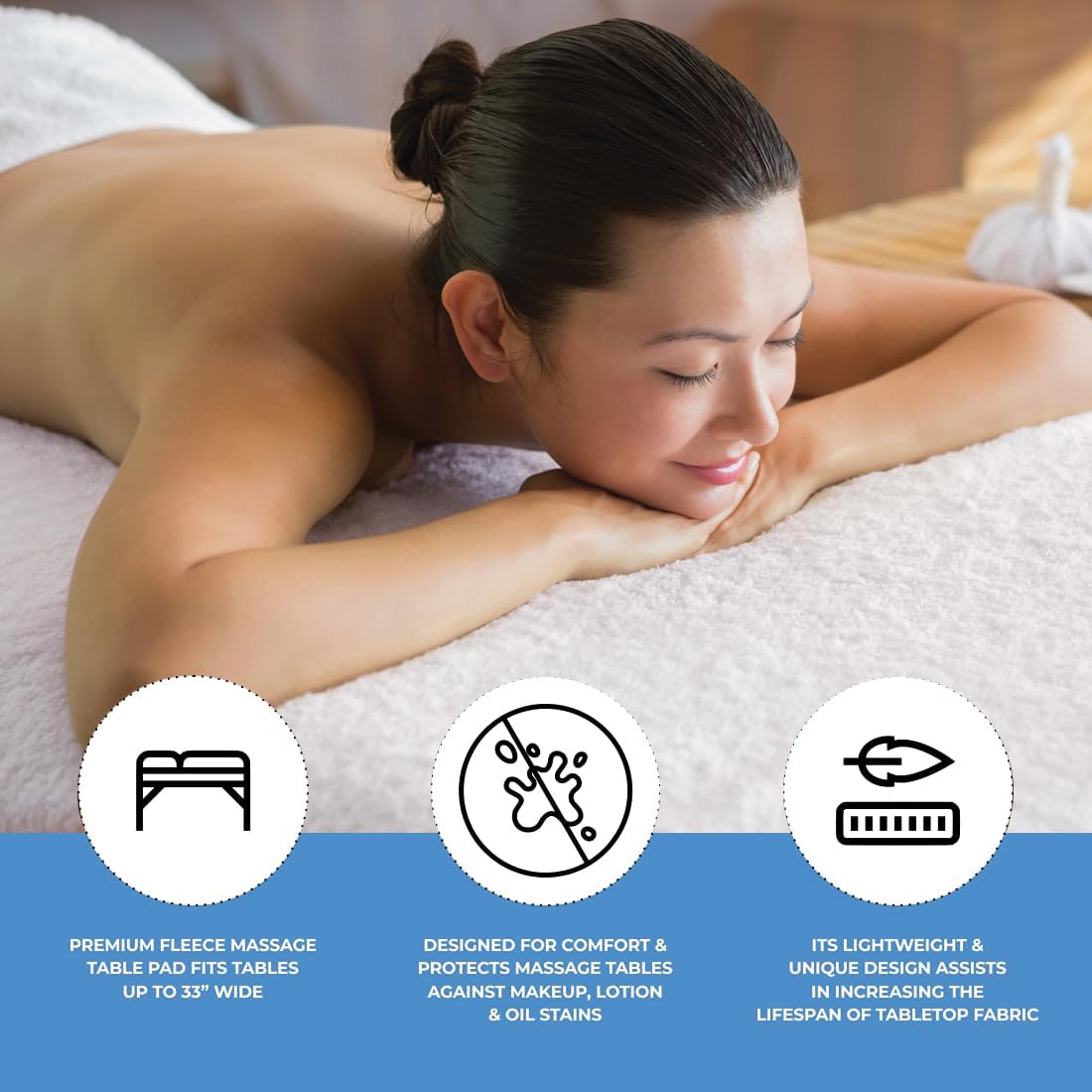 Juego de Almohadillas de Felpa Premium Massage Pro