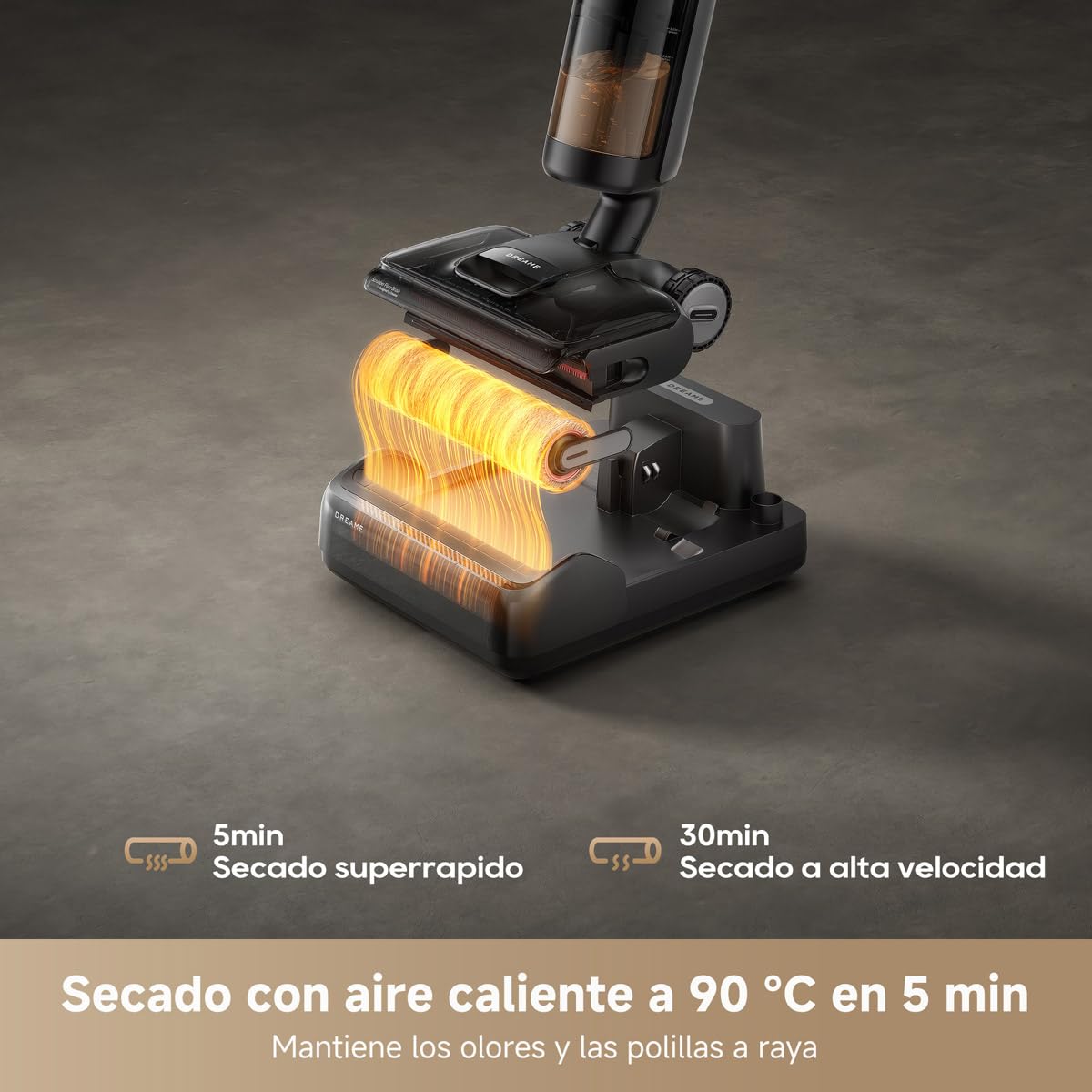 Aspiradora Húmedo Seco Dreame H12 Pro FlexReach Verde Rotación 180° y Autolimpieza