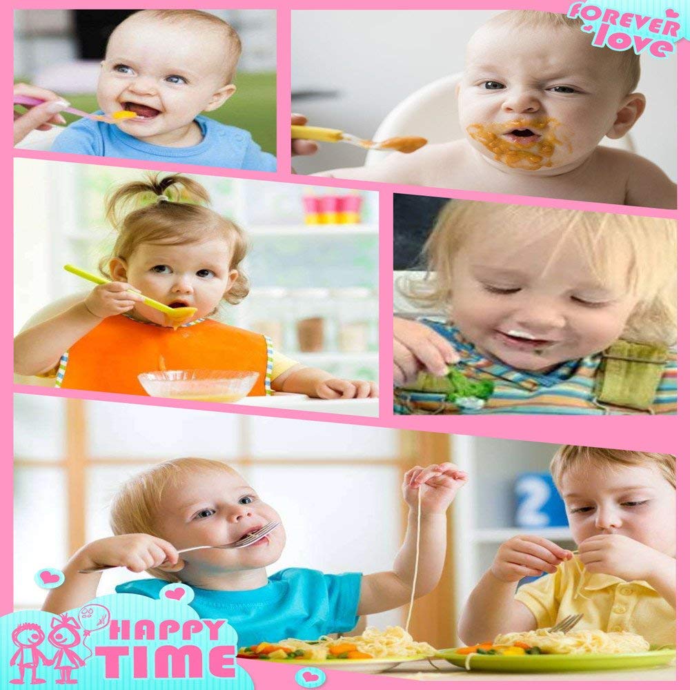 Norinori Babero impermeable para bebé, babero de alimentación con bolsillo para bebé, niño, niña, lavable, 6-37 M