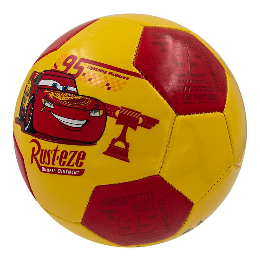 Balón de Fútbol Infantil Voit Disney Cars Rayo McQueen Suave para niños